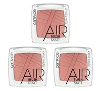 Catrice AirBlush Matt, Blush, No. 130, Red, Long-Lasting, Instant Result, Natural, Matt, Vegan, Perfume, Alcohol, Parabens, Pack of 3 (3 x 5.5 g)