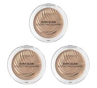 Catrice Aura Glam Bouncy Highlighter, No. 010, Gold, Instant Result, Shiny, Radiant, Shimmering, Vegan, Perfume, Alcohol, Parabens, Pack of 3 (3 x 6.4 g)