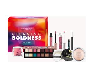 Catrice Complexion Make-upGleaming Boldness Look Set Liquid Liner Waterproof 010 + AirBlush Glow 050 + High Glow Mineral Highlighting Powder 010 + Loose Banana Powder + Better Than Fake Lips Volume Gl