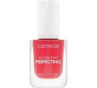 Catrice Glow Tint Perfecting Nail Polish, No. 010, Red, Brightening, Easy to Remove, No Microplastic Particles, No Preservatives, No Perfume, No Parabens, Pack of 1 (10.5 ml)