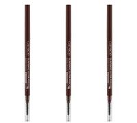 Catrice Eyebrow Pencil - Catrice Slim'Matic Ultra Precise Brow Pencil, with eyebrow brush, pack of 3 (3 x 0.05 g), No. 050 Chocolate