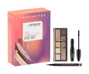 Catrice Eyes Eye-shadowThe Pure Glam Eye Set The Pure Nude Eyeshadow Palette 9 g + Eyeliner Waterproof 1.2 ml + Glam & Doll Volume Mascara 10 ml
