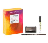 Catrice Eyes EyebrowsThe Essential Brow Set Light Eye Brow Stylist 020 Date With Ash-Ton Waterproof 1,4 g + Brow Powder Set Waterproof 010 Ash Blond 4 g + Super Glue Brow Styling Gel 4 ml