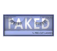 Catrice Faked 3/4 Pre-Cut Lashes, False Eyelashes, Black, Long-Lasting, False Eyelash Effect, No Microplastic Particles, Nanoparticles Free, No Perfume, Oil-Free, Pack of 1 (1 Pair)