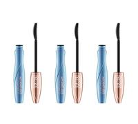 Catrice Glam & Doll Easy Wash Off Power Hold Volume Mascara, mascara, easy to remove, No. 010 Ultra Black, black, defining, matt, vegan, oil-free, pack of 3 (3 x 9 ml)
