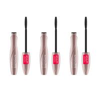 Catrice Glam & Doll Sculpt & Volume Mascara No. 010 Black Volumising Defining Long Lasting Matte Vegan No Perfume No Alcohol Pack of 3 x 9.5 ml