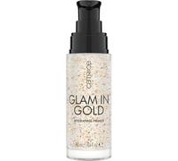 Catrice Glam In Gold Hydrating Primer, No. 010, Transparent, Moisturising, Smoothing, Nourishing, Natural, Vegan, Oil-Free, Perfume, No Alcohol, Pack of 1 (30 ml)