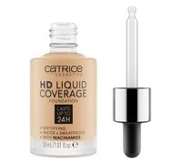 Catrice HD Liquid Coverage Foundation, No. 036, Nude, Long-Lasting, Matte, for Blemished Skin, Vegan, Oil-Free, Waterproof, Alcohol-Free, Pack of 1 (30 ml)
