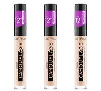 Catrice High Coverage Liquid Concealer (3 x 5 ml) - Liquid Pencil for Makeup, Waterproof, 12 Hours Coverage No. 001 Fair Ivory