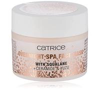 Catrice Holiday Skin Overnight Spa Face Mask, White, for Combination Skin, for Blemished Skin, Relaxing, Soothing, Nourishing, with Vitamins, Revitalising, Protective, Natural (30 ml)