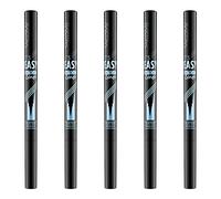 Catrice It's Easy Tattoo Liner Waterproof, Eyeliner, Eye Liner, No. 010 Black, defining, matte, waterproof, vegan, fragrance-free, pack of 5 (5 x 1.1 ml)