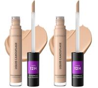 Catrice Liquid Camouflage High Coverage Concealer, longlasting (5ml) (Pack of 2)