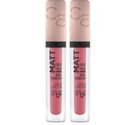 Catrice Matt Pro Ink Non-Transfer Liquid Lipstick, longlasting, mattifying, fast drying, intensive, colour intense (5ml) (Pack of 2)