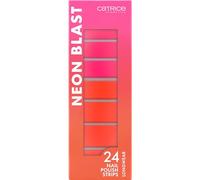 Catrice Neon Blast Nail Polish Strips, Nail Stickers, No. 020, Multicoloured, Covering, Easy to Remove, Highly Pigmented, Intensive Colour, Nanoparticles Free, Pack of 1 (24 Pieces)