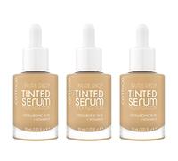 Catrice Nude Drop Tinted Serum Foundation, No. 040N, Nude, Long-Lasting, Mattifying, Natural, for Sensitive Skin, Vegan, Oil-Free, Perfume, No Alcohol, Pack of 3 (3 x 30 ml)