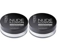 Catrice Nude Illusion Loose Powder, longlasting, mattifying, matte (11g) (Pack of 2)