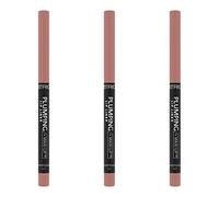 Catrice Plumping Lip Liner, lip pencil, lip contour pencil, mask-proof, smudge-proof, with sharpener, No. 010 Understated Chic, nude, vegan, waterproof, pack of 3 (3 x 0.35g)