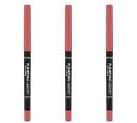 Catrice Plumping Lip Liner, No. 200, Pink, Moisturising, Long-Lasting, Matte, Colour-Intensive, Matte, Vegan, Waterproof, Oil-Free, Alcohol-Free, Pack of 3 (3 x 0.35 g)