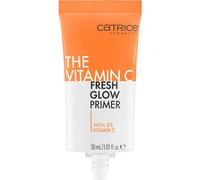 Catrice The Vitamin C Fresh Glow Primer, Orange, with Vitamins, Primer, Radiant, for Dry Skin, Vegan, Paraben-Free, No Microplastic Particles, Nanoparticles Free, Pack of 1 (30 ml)