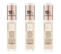 Catrice True Skin High Cover Concealer, concealer stick, 18-hour hyaluronic acid, No. 005 Warm Macadamia, nude, mattifying, matt, natural oil-free, pack of 3 (3 x 4.5 ml)