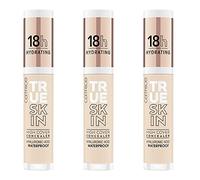 Catrice True Skin High Cover Concealer, concealer stick, No. 002 Neutral Ivory, nude, anti-blemish, long-lasting, mattifying, natural, vegan, oil-free, waterproof, pack of 3 (3 x 4.5ml)