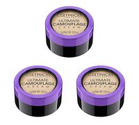 Catrice Ultimate Camouflage Cream Concealer Cream Concealer Make-Up Non-Comedogen Pack of 3 x 3 g No. 015 W Fair