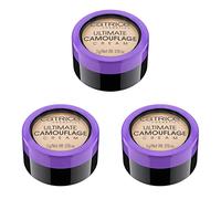 Catrice Ultimate Camouflage Cream, concealer cream, concealer stick, make-up, non-comedogenic, pack of 3 (3x3g), No. 010 Ivory