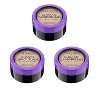 Catrice Ultimate Camouflage Cream, concealer cream, concealer stick, make-up, non-comedogenic, pack of 3 (3 x 3 g), No. 020 N Light Beige