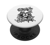 Catrina Day of The Dead Women Sugar Skull Mexican Heritage PopSockets Adhesive PopGrip