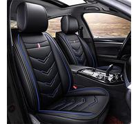 CATRP-Flower Stand Seat Covers for Audi A6 (C8) 2018-present,Full Set 5-Seater Non-slip Comfortable Seat Protector Easy Clean Easy,PU Leather Breathable Wear-resistant All-inclusive