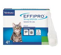 (Cats 1kg+) Effipro Spot On Flea, TIck Treatment for Cat & Dog