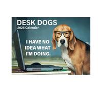 Cats 2026 Calendar, Creative and Unique Wall Hanging, 12-Month Monthly Hanging Format with Hilarious Cat/Dog-Themed Humor, Home/Office Decor & Gift for Cat Lovers For Daily Office Use