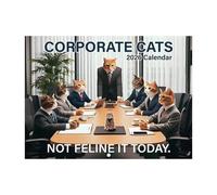 Cats 2026 Calendar, Creative and Unique Wall Hanging, 12-Month Monthly Hanging Format with Hilarious Cat/Dog-Themed Humor, Home/Office Decor & Gift for Cat Lovers For Daily Office Use