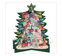 Cats 3D CHRISTMAS TREE and Presents Caltime Advent Calendar 315 x 410 x 315 mm