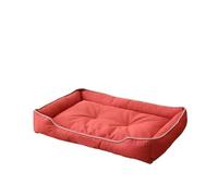 Cats Accessories Puppy Bed Pet Beds All Houses And Habitats Goods Accessory Kitten Supplies Things Dog Products House Basket Mat(Red,M)