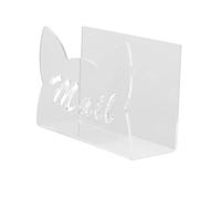 Cats Acrylics Mail Sorter Letter Rack Envelope Organiser for Desk Holder Letter Envelope Organization 165x115x75mm Workplace Desk Stand