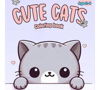 Cats Activities: Fun and Easy Cat Coloring Book for Toddlers | Big Simple Designs for Ages 2-4 | Cute Animals for Early Learning and Creativity