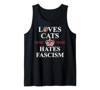 Cats Against Fascism No Kings US Protest Anti Fascism Resist Tank Top
