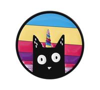 Cats and Design Brooch Alloy Jewelry Creative Cats Accessory for Friend Birthdays Celebrations Unique Animal Themed Pin