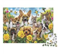 Cats And Dogs 1000 Piece Jigsaw Puzzles for Adults Featuring Artistic Design Centenary Jigsaws As Dementia Friendly Activities for Concentration Games 70x50cm/1000pcs