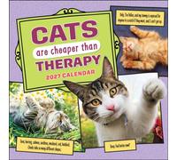 Cats Are Cheaper Than Therapy 2027 Wall Calendar