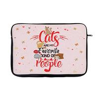 Cats Are My Favorite Kind Of People Themed W / 13” / 14” / 15” Laptop Sleeve Unique Laptop Accessories (14")