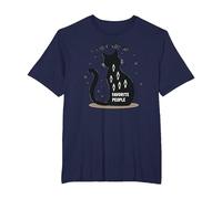 Cats are My Favorite People - Feline Lover T-Shirt, Men's Big and Tall, Navy, 3X Tall