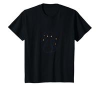 Cats are My Giant Happy Place - Feline Lover Delight T-Shirt, Kids, Black, 12 Years