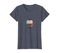 Cats are My Happy Pill - Cute Pet Lover T-Shirt, Women, Heather Blue, XL
