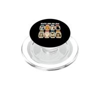 Cats Are My Jam Cat Kitten Lovers Tuxedo Yellow Tabby Calico PopSockets PopGrip for MagSafe