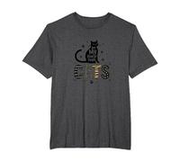 Cats are My Kind of People - Feline Lover T-Shirt, Men's Big and Tall, Dark Heather Grey, 6X Tall