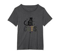 Cats are My Kind of People - Feline Lover T-Shirt, Women's Plus, Dark Heather Grey, 2X