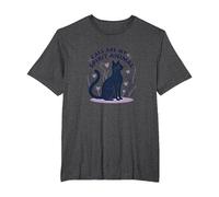 Cats are My Spirit Animal - Feline Lover Art T-Shirt, Men's Big and Tall, Dark Heather Grey, 6X Tall