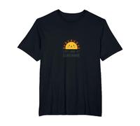 Cats are My Sunshine - Cute Sun Cat Pet Lover T-Shirt, Men's Big and Tall, Black, 3X Tall